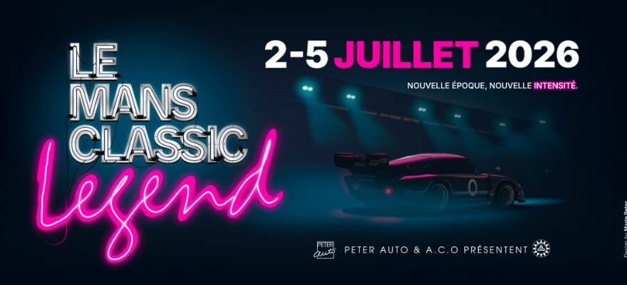 The 'Mans Classic Legend': the new era of the auto show.