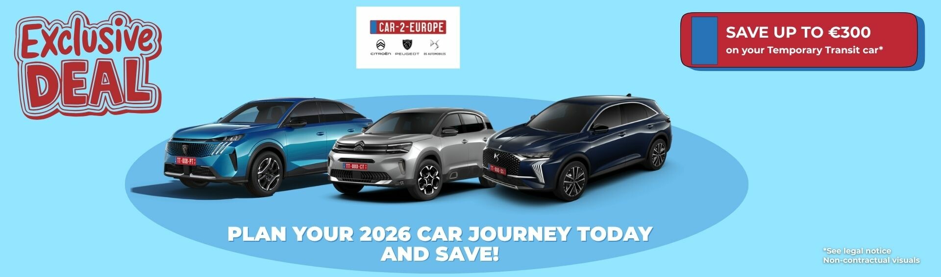 CAR-2-EUROPE Temporary Transit Offer 26