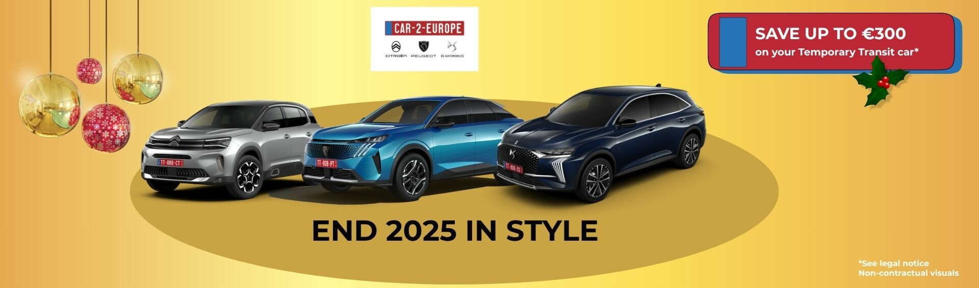 CAR-2-EUROPE Temporary Transit Offer 25