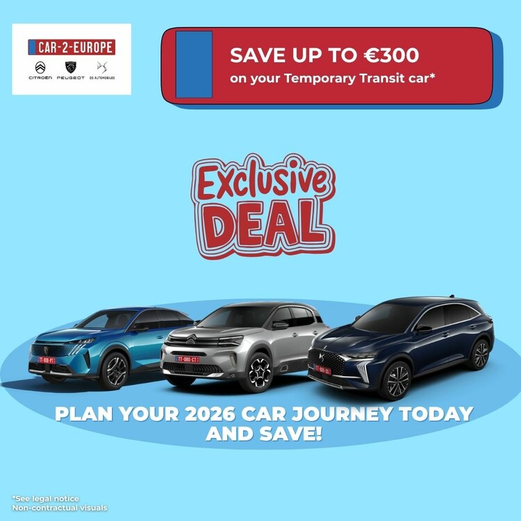 CAR-2-EUROPE Temporary Transit Offer 26