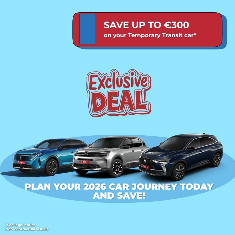 CAR-2-EUROPE Temporary Transit Offer 26