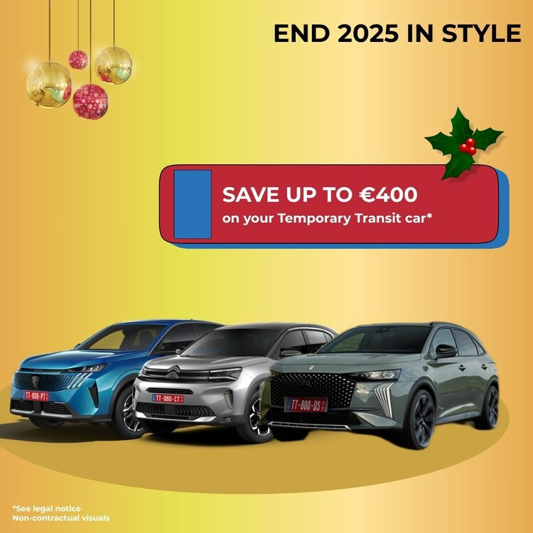 CAR-2-EUROPE Temporary Transit Offer 25